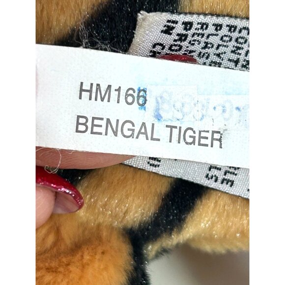 Ganz Bengal Tiger HM166 Webkinz Endangered Plush Stuffed Animal 9” 2008 No code - Picture 5 of 13